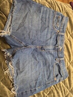 Old Navy Denim Boyfriend Shorts - Medium Blue